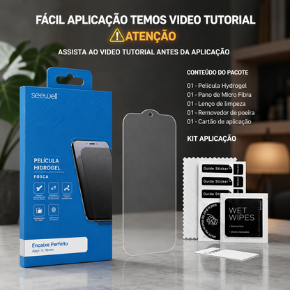 Película iPhone Hydrogel Fosca Sw Seewell - iPhone 16 Pro