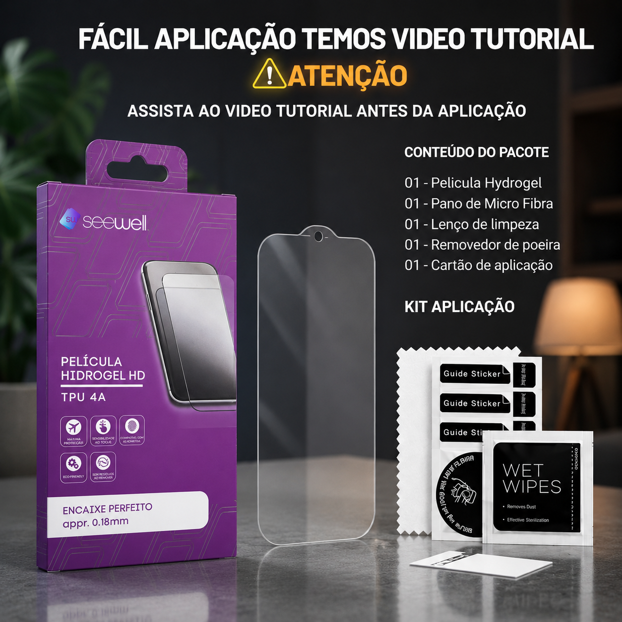 Película iPhone Hydrogel HD Sw Seewell - iPhone 17 Air