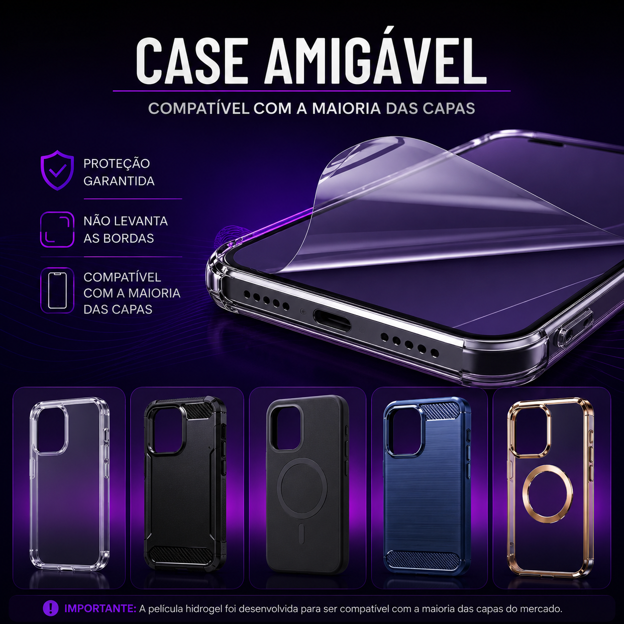 Película iPhone Hydrogel HD Sw Seewell - iPhone 17 Air