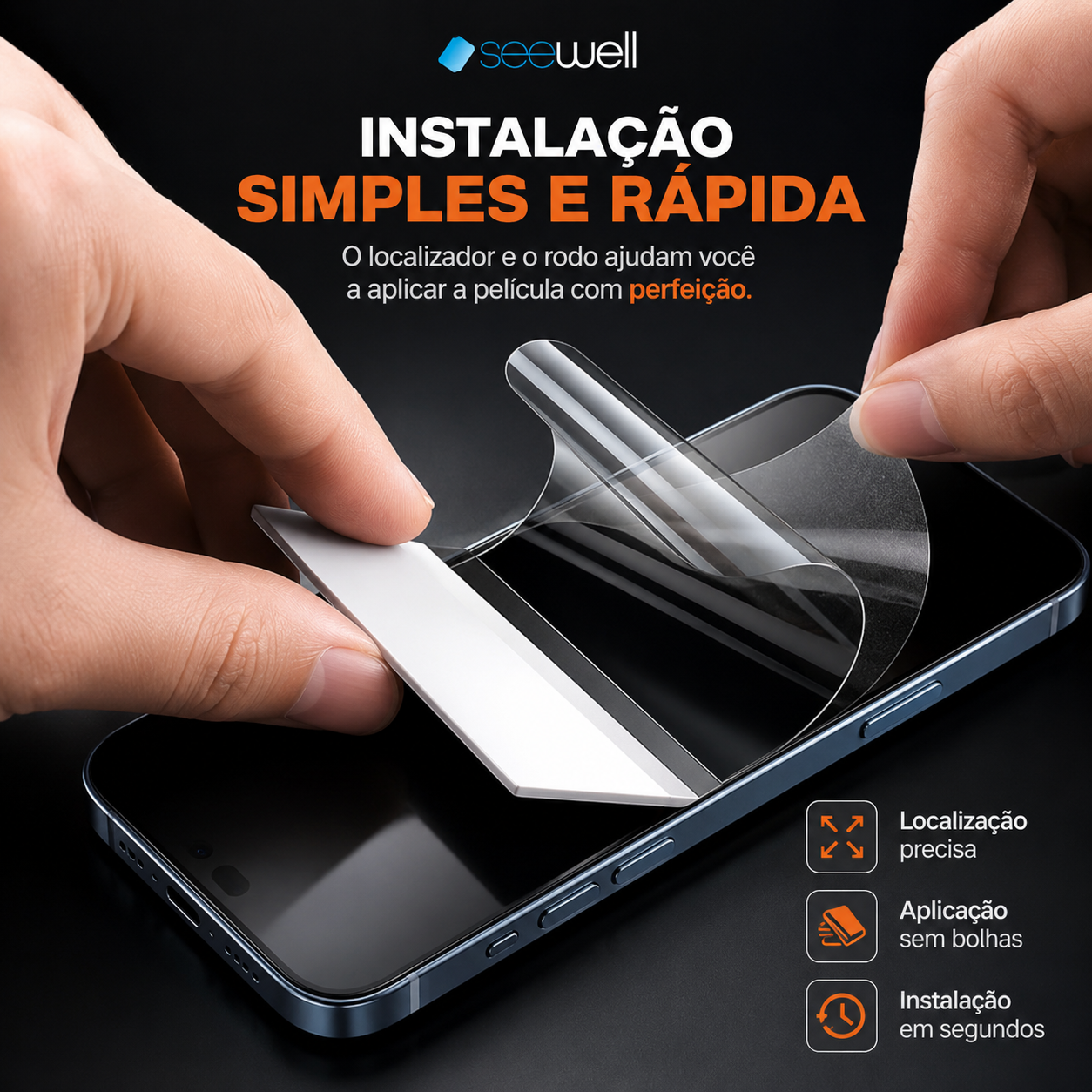 Película Hydrogel Privacidade SW SeeWell - Galaxy S26 Plus
