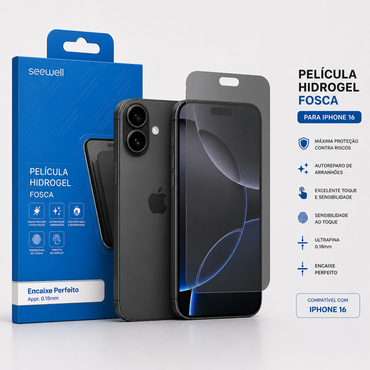 Película iPhone Hydrogel Fosca Sw Seewell - iPhone 16