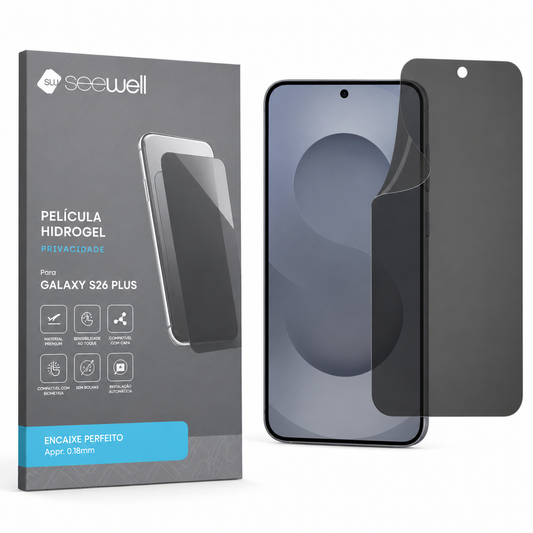 Película Hydrogel Privacidade SW SeeWell - Galaxy S26 Plus