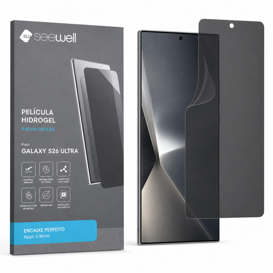 Película Hydrogel Privacidade SW SeeWell - Galaxy S26 Ultra