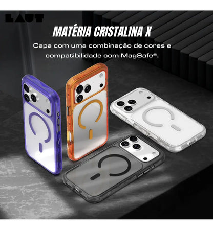 Case Laut iPhone 17 -  Crystal Matter X Roxa