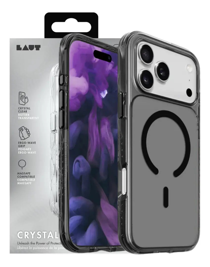 Case Laut iPhone 17 Pro Max - Matter X Crystal Preto