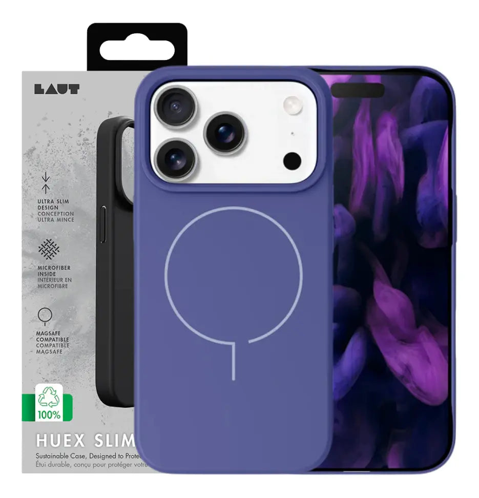 Case Laut iPhone 17 Pro Max - Huex Slim Roxo