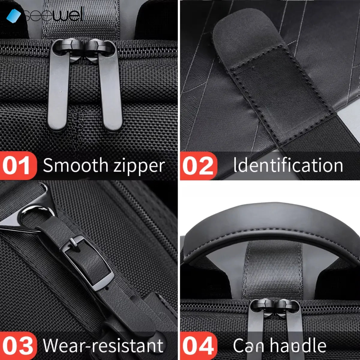 Mochila Executiva Impermeável Modelo Trout - Seewell G66