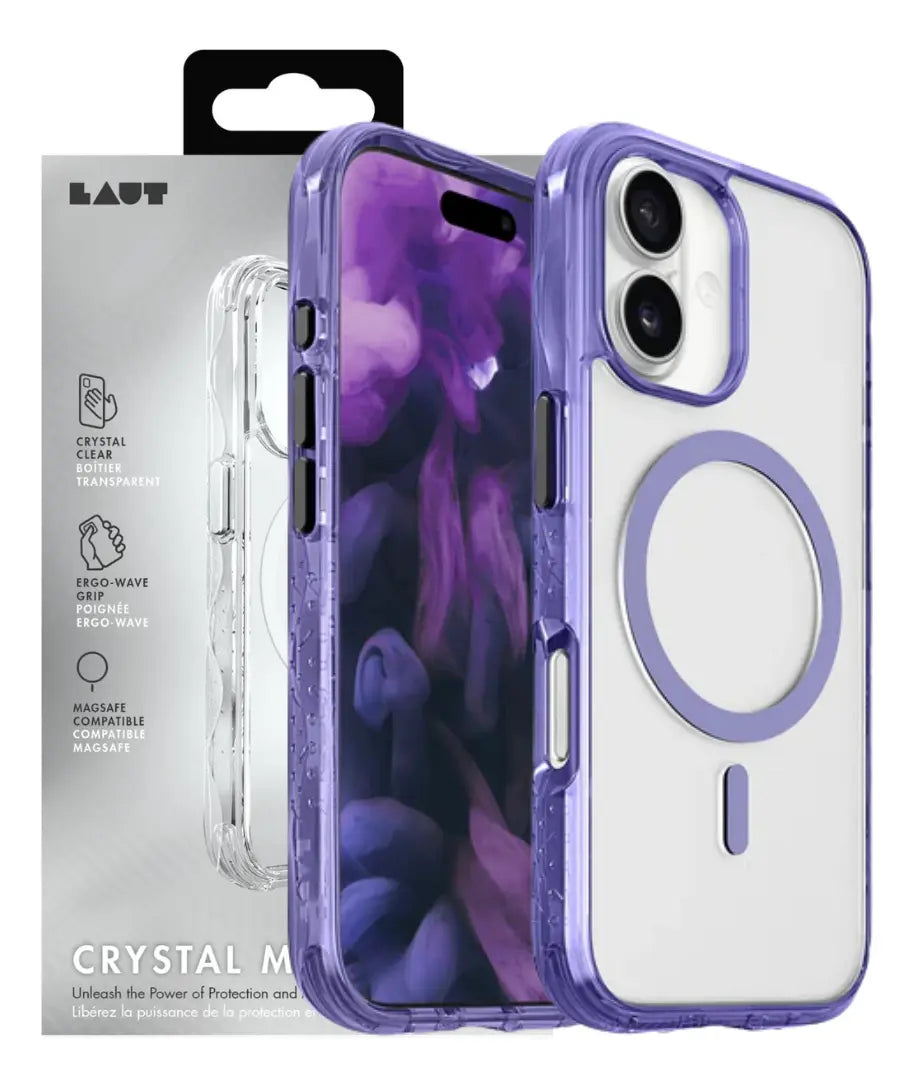 Case Laut iPhone 17 -  Crystal Matter X Roxa