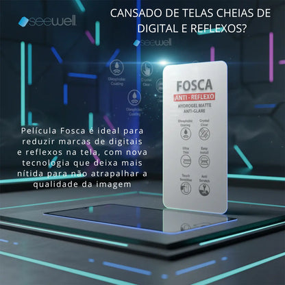 Película iPhone Hydrogel Fosca Sw Seewell - iPhone 16 Plus