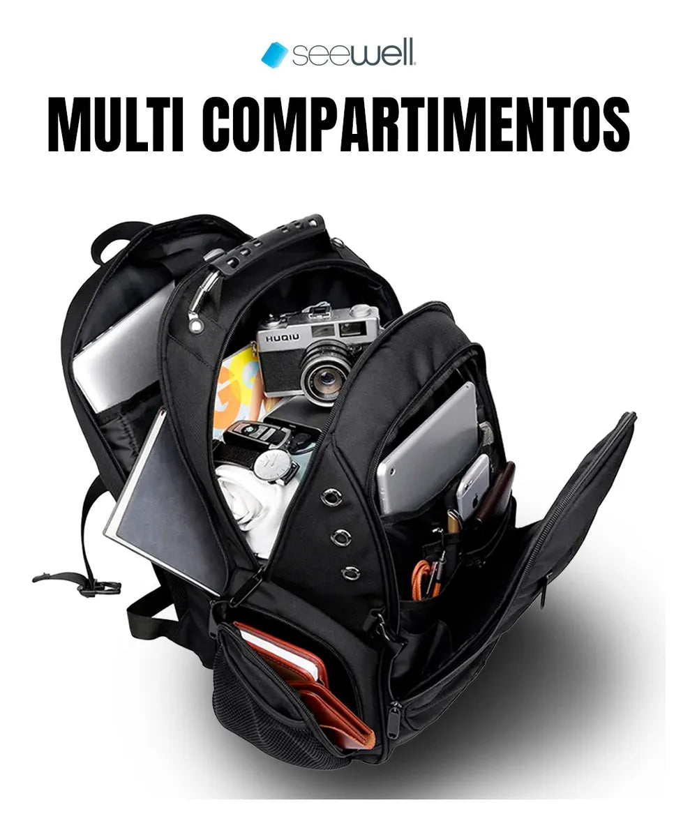 Mochila Executiva Urbana Impermeável Reflect Seewell 1901