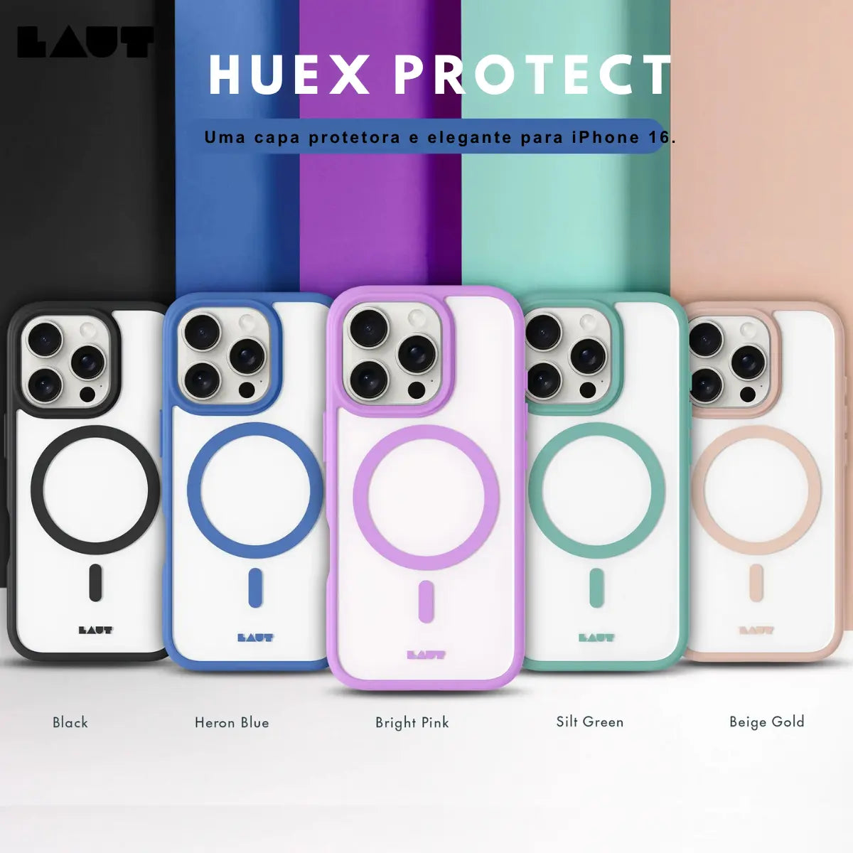 Case Laut iPhone 16 Pro Max - Huex Protect Preto