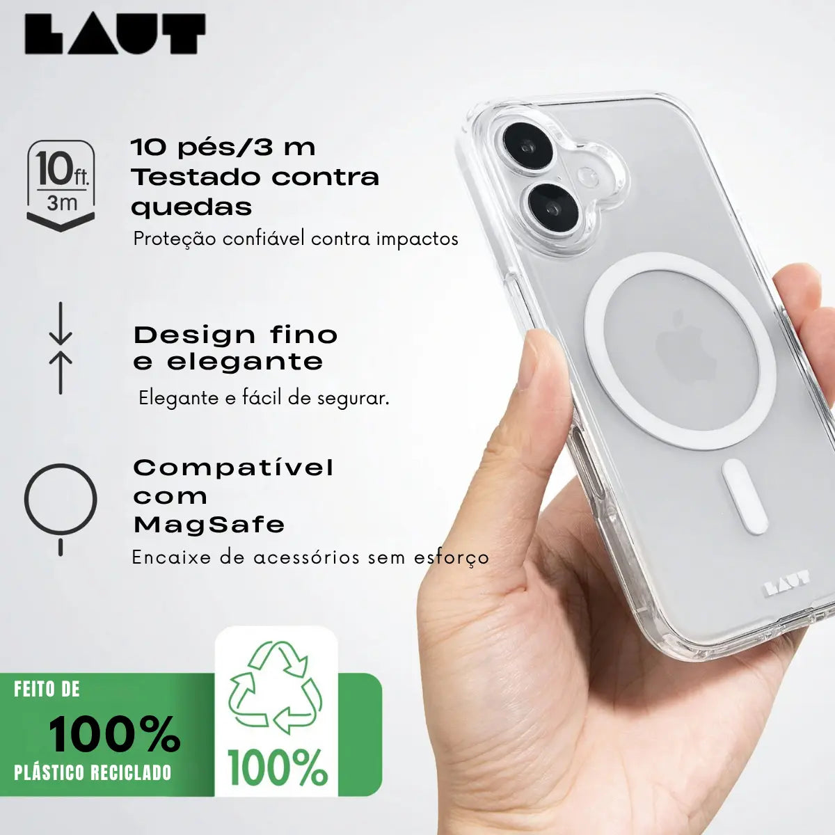 Case Laut iPhone 16 Pro - Crystal M