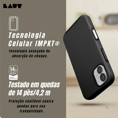 Case iPhone 16 Pro - Laut Shield Preto