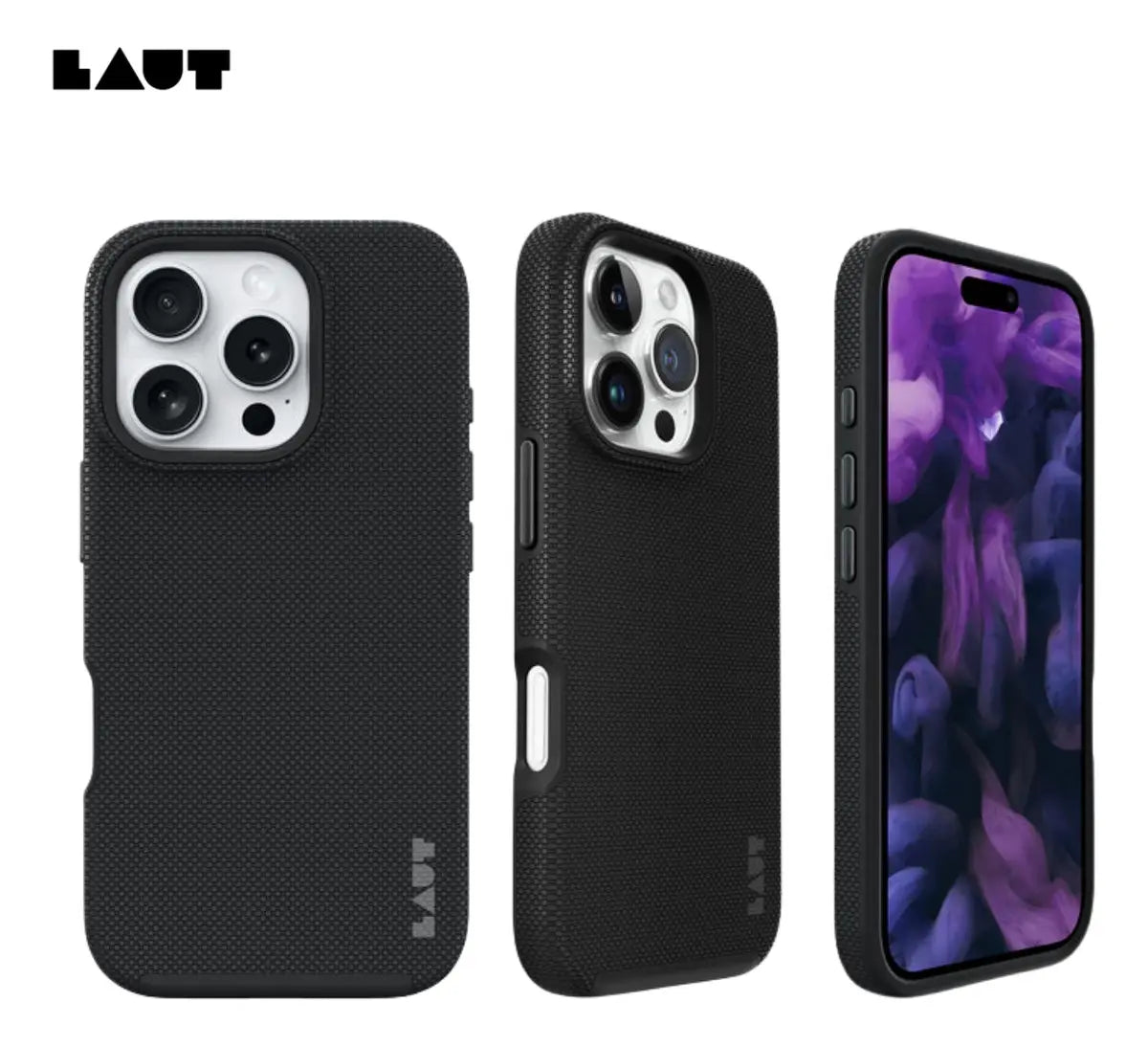 Case Laut iPhone 16 Pro Max - Shield Preta