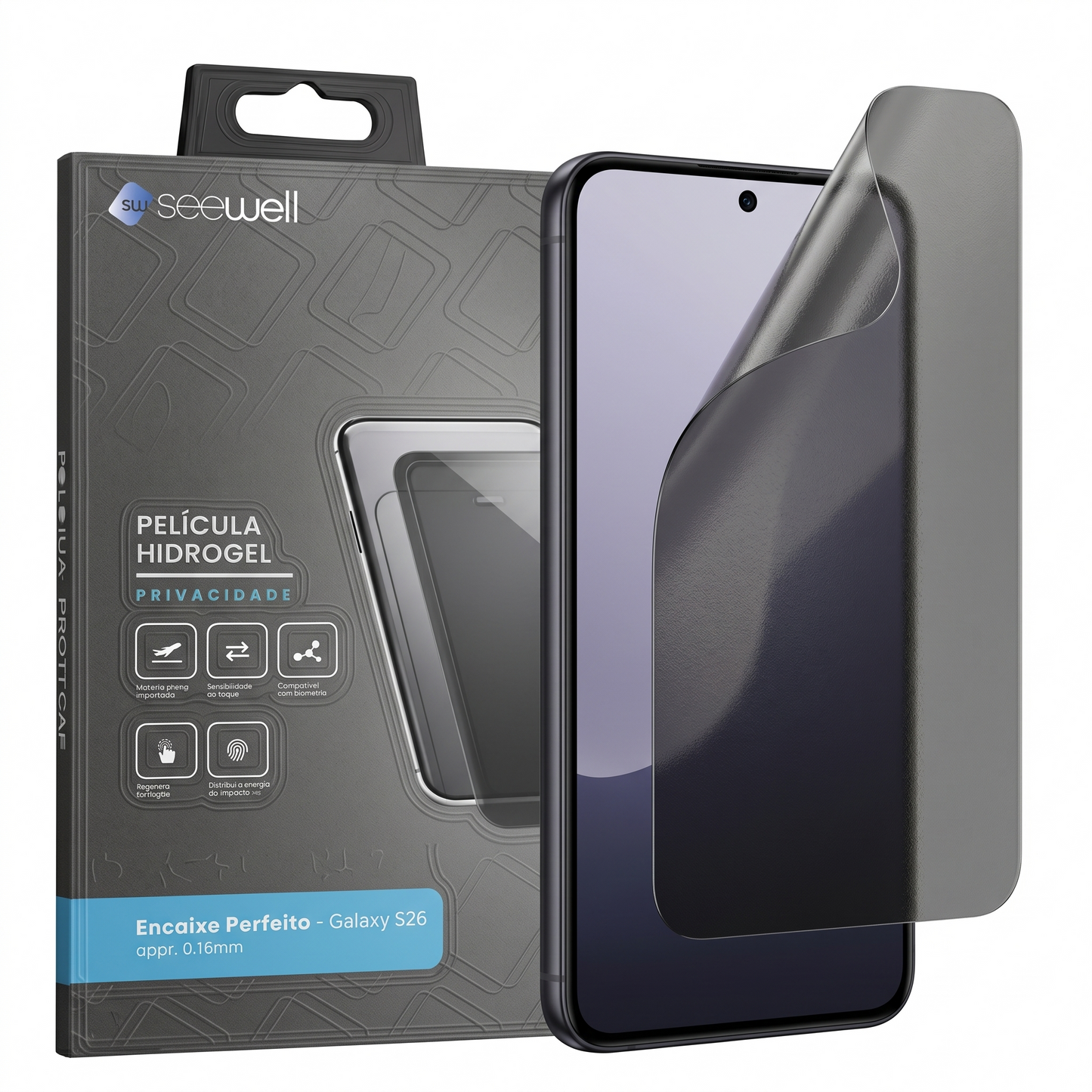 Película Hydrogel Privacidade SW SeeWell - Galaxy S26