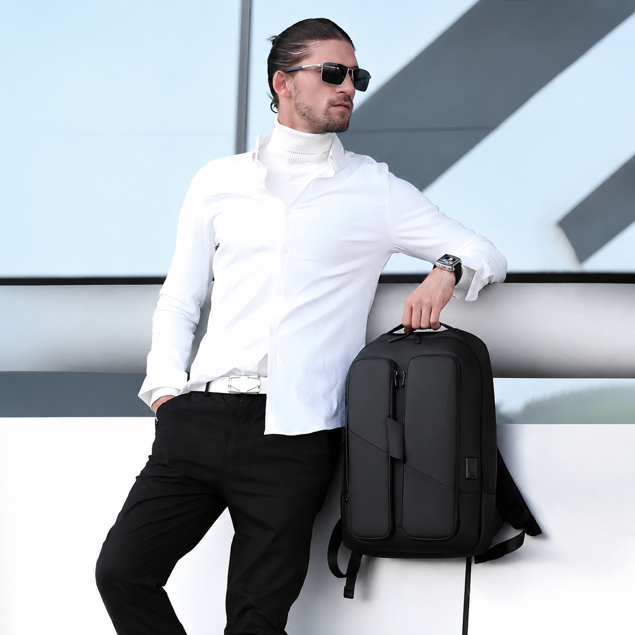 Mochila Executiva Slim Impermeável Samurai - Seewell 7238