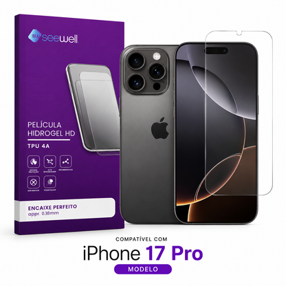 Película iPhone Hydrogel HD Sw Seewell - iPhone 17 Pro