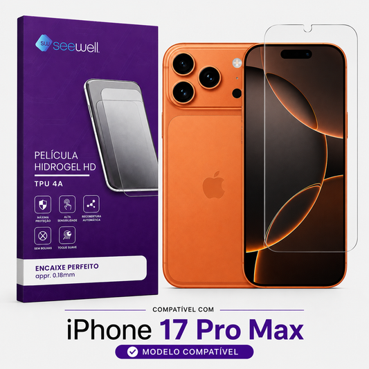 Película iPhone Hydrogel HD Sw Seewell - iPhone 17 Pro Max