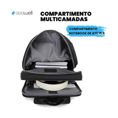 Mochila Executiva Impermeável Modelo Vertex - Seewell 7715