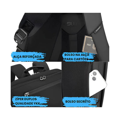 Mochila Executiva Impermeável Modelo Vertex - Seewell 7715